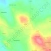 Gallid topographic map, elevation, terrain