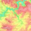 Thuin topographic map, elevation, terrain