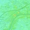 Tiel topographic map, elevation, terrain