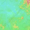 Mamfe topographic map, elevation, terrain