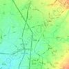 Zhutian topographic map, elevation, terrain