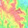 S. Tiago dos Velhos topographic map, elevation, terrain