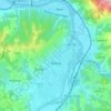 Doboj topographic map, elevation, terrain