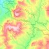 Bobaracho ward topographic map, elevation, terrain