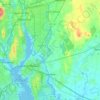 Seekonk topographic map, elevation, terrain