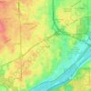 Burr Ridge topographic map, elevation, terrain