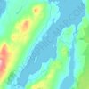 Loch Eriboll topographic map, elevation, terrain
