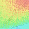 Islamkot Taluka topographic map, elevation, terrain