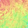 Tuusula topographic map, elevation, terrain