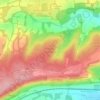 Ranmore Common topographic map, elevation, terrain