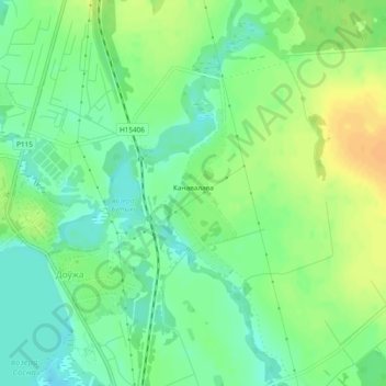 Коновалово topographic map, elevation, terrain