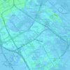 Diemen topographic map, elevation, terrain
