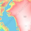 Avannaata topographic map, elevation, terrain
