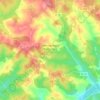 Saint-Georges-Blancaneix topographic map, elevation, terrain