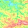 St. Newlyn East topographic map, elevation, terrain