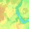 Дряжно topographic map, elevation, terrain