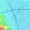 Alamo Canal topographic map, elevation, terrain