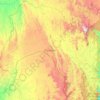 Ihorombe topographic map, elevation, terrain