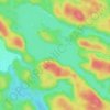 Moccasin Lake topographic map, elevation, terrain