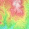 Safed topographic map, elevation, terrain