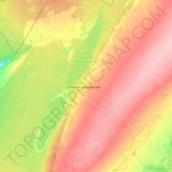 Новоегорьевский сельсовет topographic map, elevation, terrain