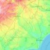 Cape Fear River topographic map, elevation, terrain