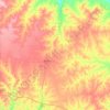Schleicher County topographic map, elevation, terrain