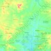 Bandiaçu topographic map, elevation, terrain