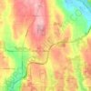 Maltby topographic map, elevation, terrain