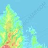 Bagamanoc topographic map, elevation, terrain