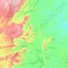 Manica topographic map, elevation, terrain