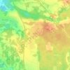 Любово topographic map, elevation, terrain