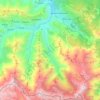 Bordes-Uchentein topographic map, elevation, terrain