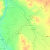 Gezira State topographic map, elevation, terrain