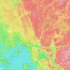 McDougall Township topographic map, elevation, terrain