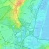 Laren topographic map, elevation, terrain