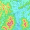 Uijeongbu-si topographic map, elevation, terrain