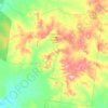 Chesterton Range National Park topographic map, elevation, terrain