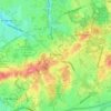 Village of Brookville topographic map, elevation, terrain