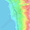 Jbeil topographic map, elevation, terrain