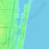 Ocean Ridge topographic map, elevation, terrain