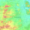 Madanapalle topographic map, elevation, terrain