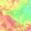 Mantuan Downs topographic map, elevation, terrain