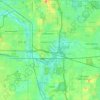 Lansing Charter Township topographic map, elevation, terrain