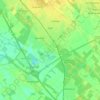 Gyál topographic map, elevation, terrain