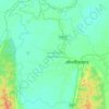 Moulvibazar Sadar Upazila topographic map, elevation, terrain