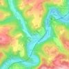 Kronweiler topographic map, elevation, terrain