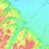 Caujac topographic map, elevation, terrain