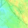 Rowton topographic map, elevation, terrain