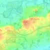 Hinton Waldrist topographic map, elevation, terrain